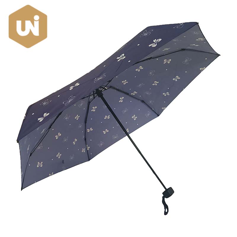 5 Lámhleabhar Fillte Oscail Umbrella Dlúth