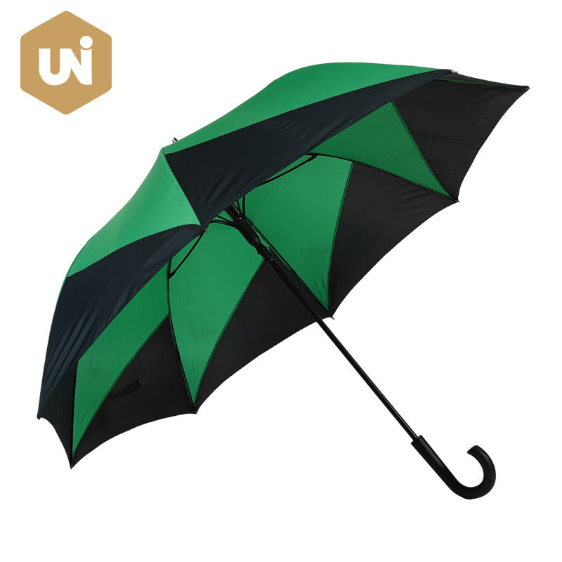 Umbrella Bata Mór Gaoithe Frithdhíonach do Dhaoine Fásta