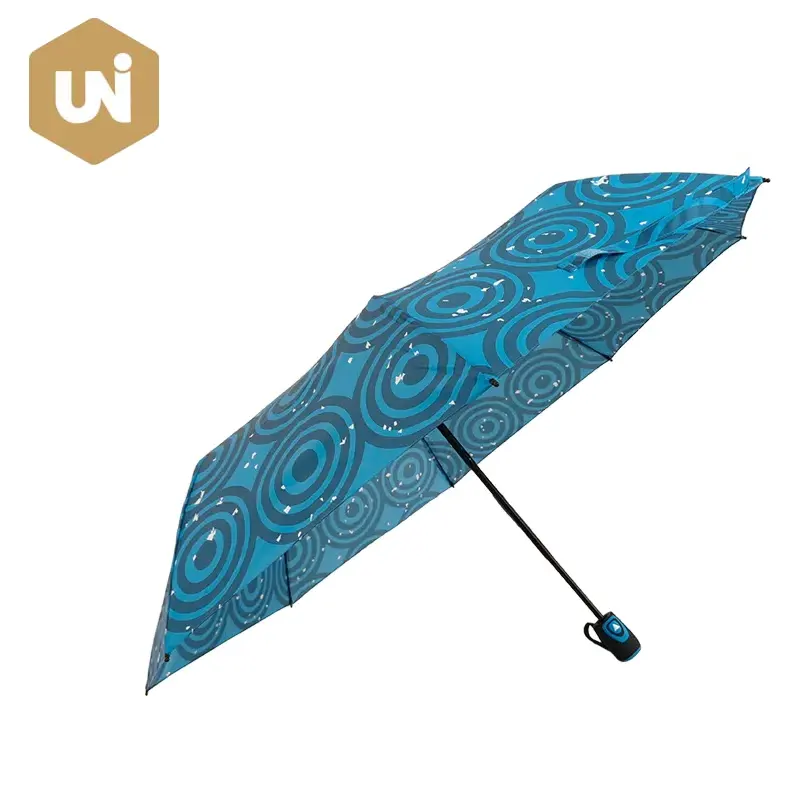Fabraic Floral Colorful Uathoibríoch Umbrella Oscailte