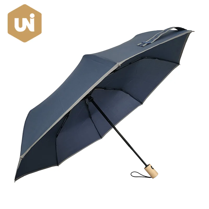 Auto Fillte Fiberglass Oscail agus Dún Umbrella