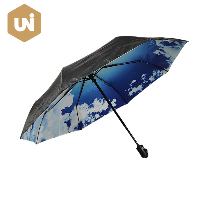 Uathoibríoch Fillte Oscailte Agus Dún Umbrella Sraithe Dúbailte